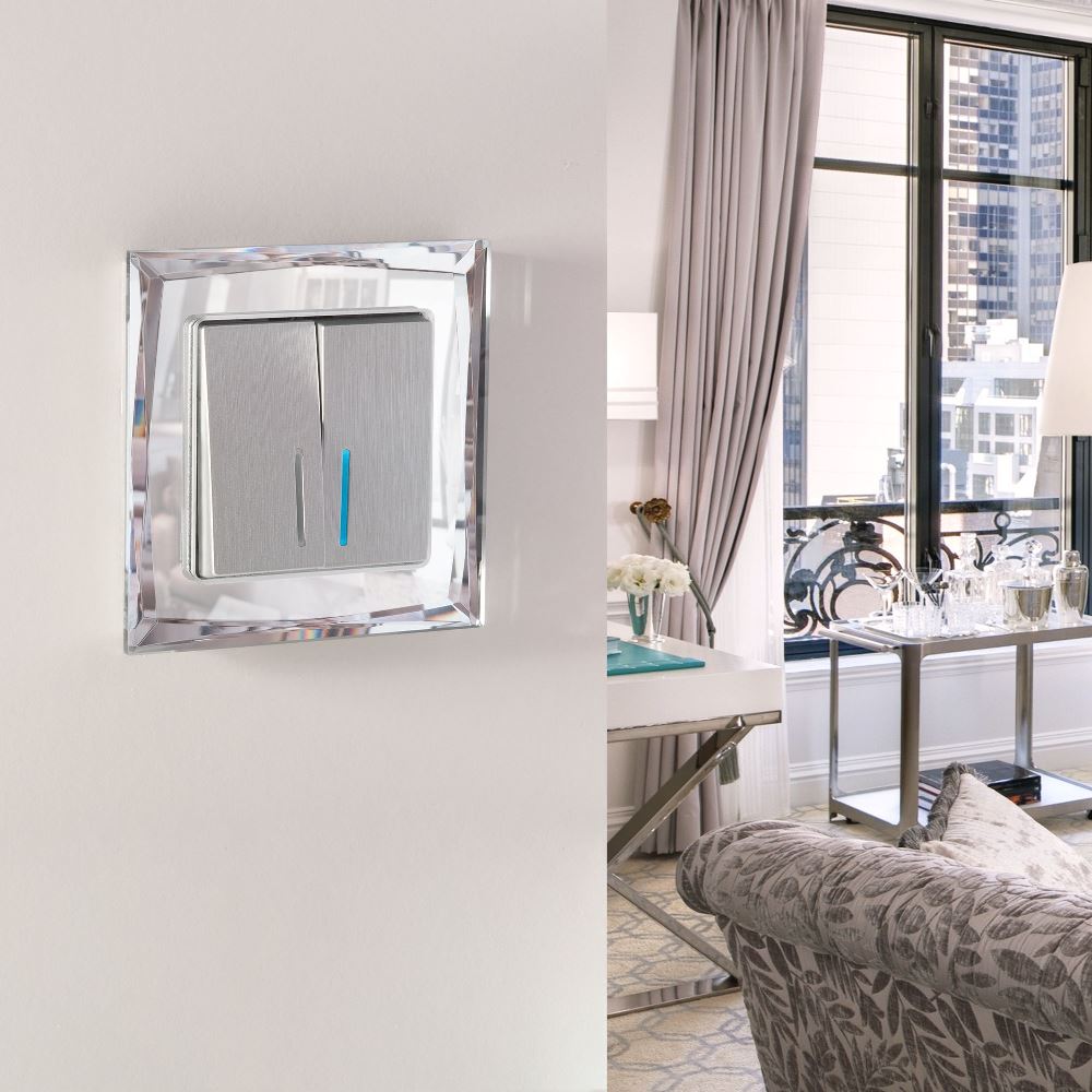 Рамка стеклянная Werkel Diamant на 1 пост Зеркальный W0011220 — изображение 2