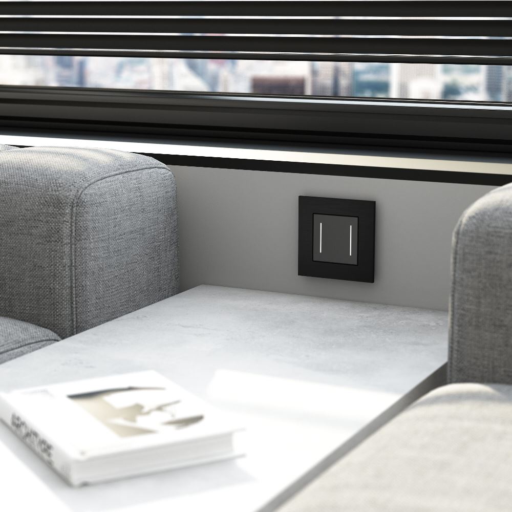 Рамка из металла Werkel AluMax на 1 пост Черный алюминий W0013508 — изображение 3