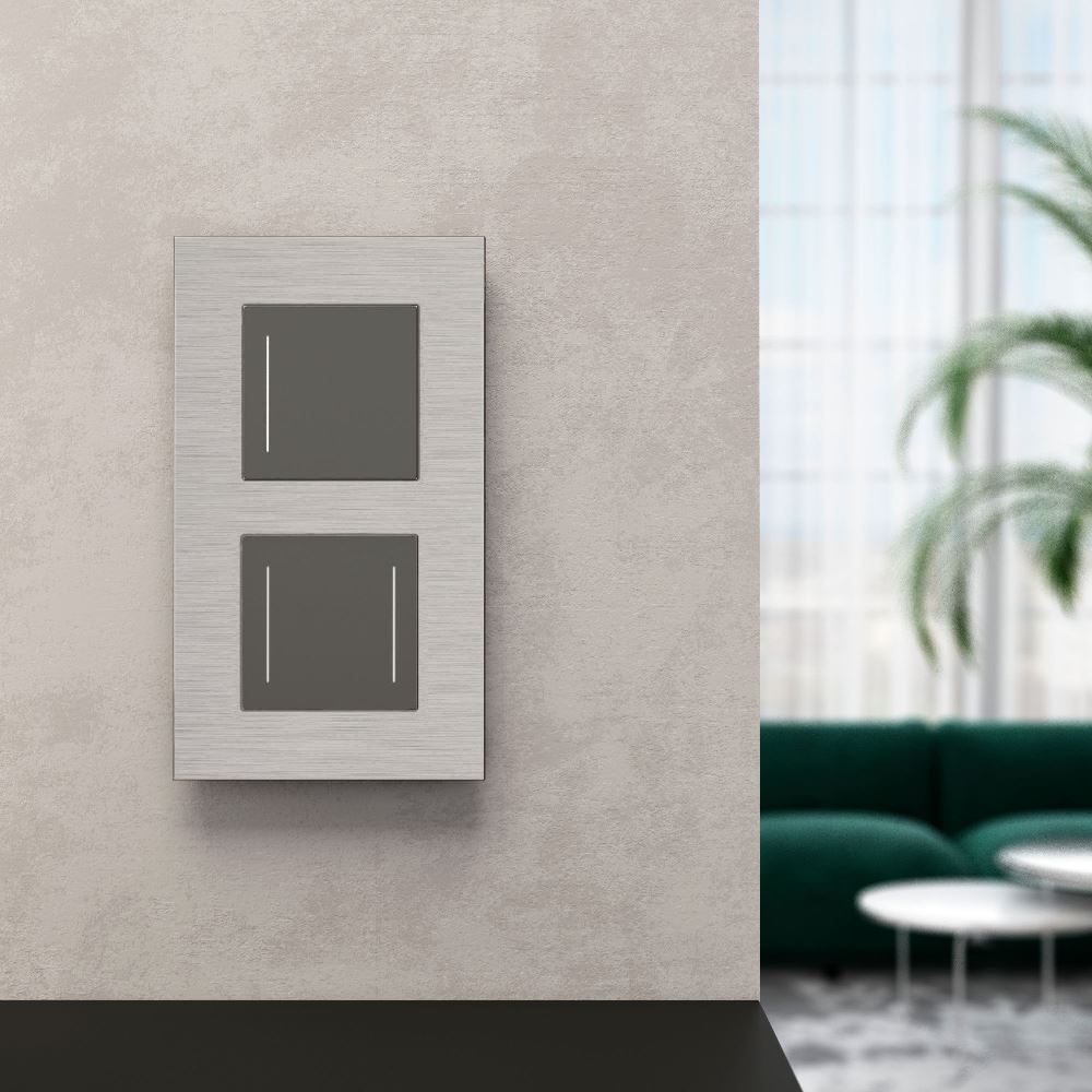 Рамка из металла Werkel AluMax на 2 поста Алюминий W0023506 — изображение 2