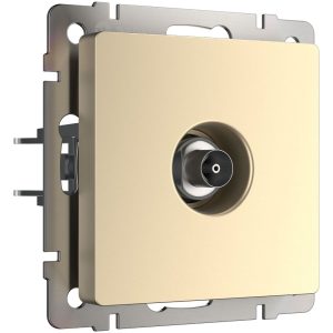 ТВ-розетка встраиваемая оконечная Werkel Шампань W1183011