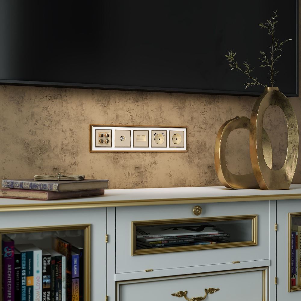 Акустическая розетка встраиваемая Werkel Шампань W1185011 — изображение 2