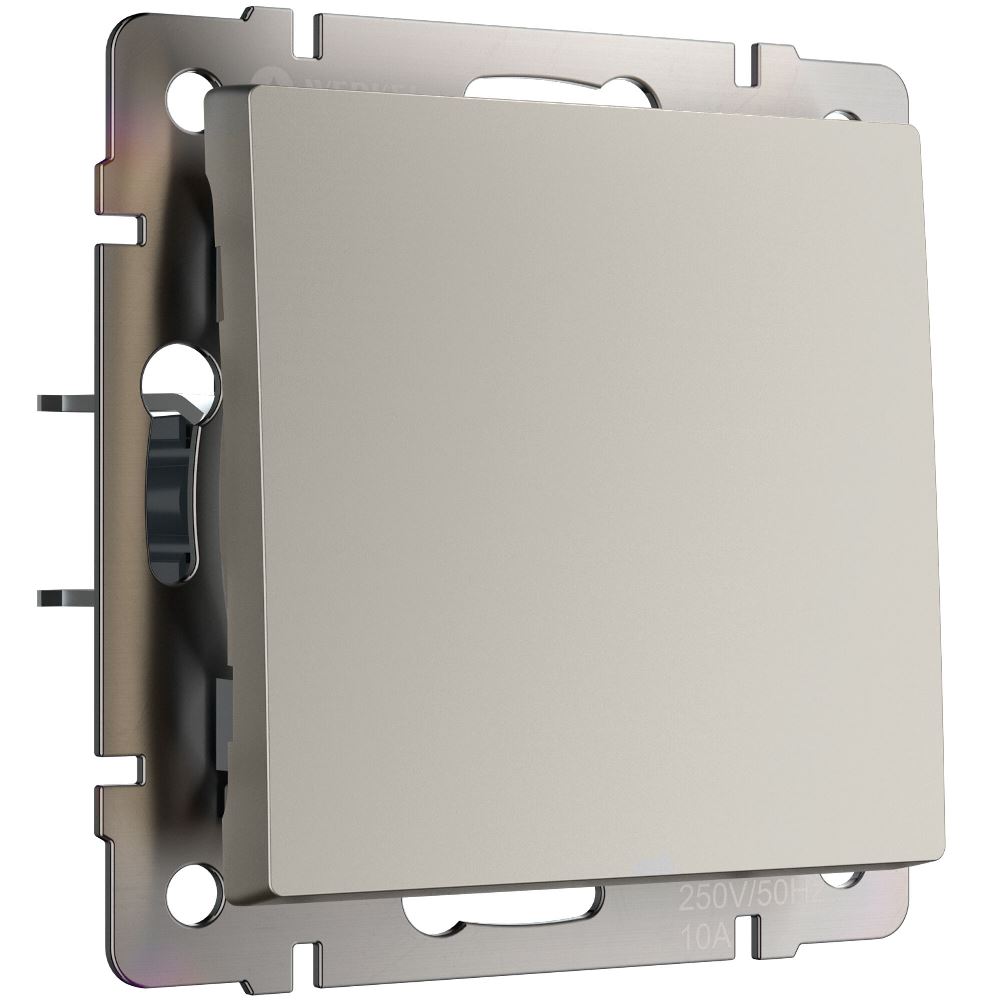 Выключатель одноклавишный встраиваемый Werkel Дымчатый W1210004