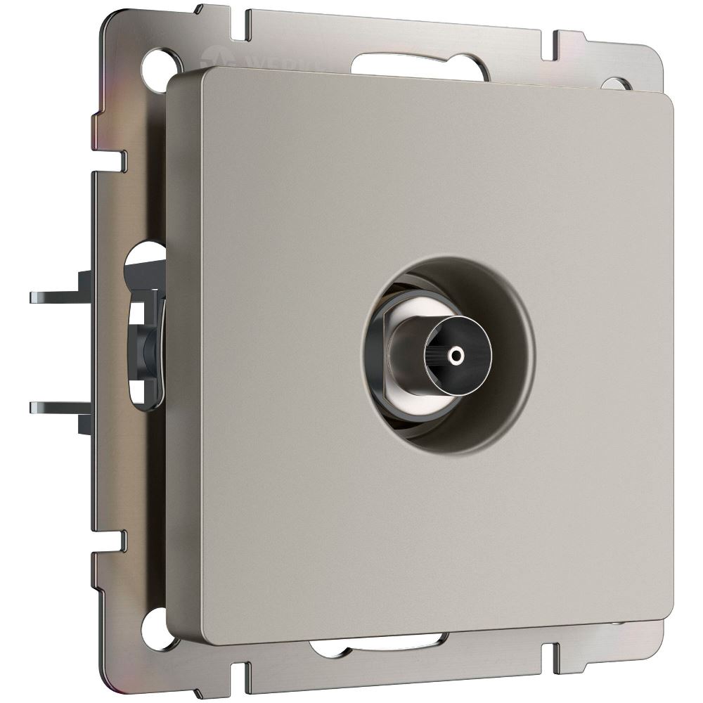 ТВ-розетка встраиваемая оконечная Werkel Дымчатый W1283004