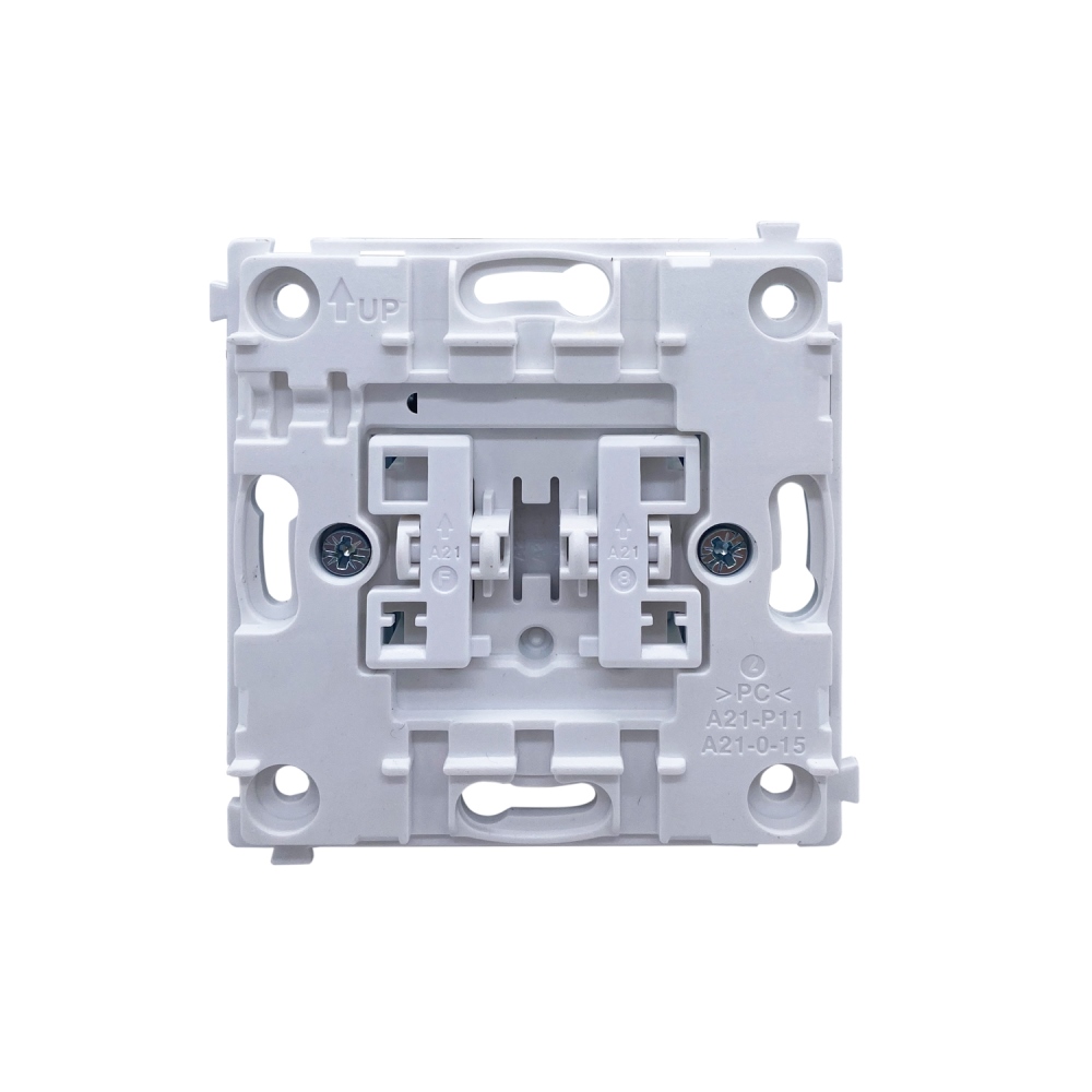 Выключатель двухклавишный встраиваемый Donel R98 с подсветкой Коралл матовый DA03105-DA28545 — изображение 5