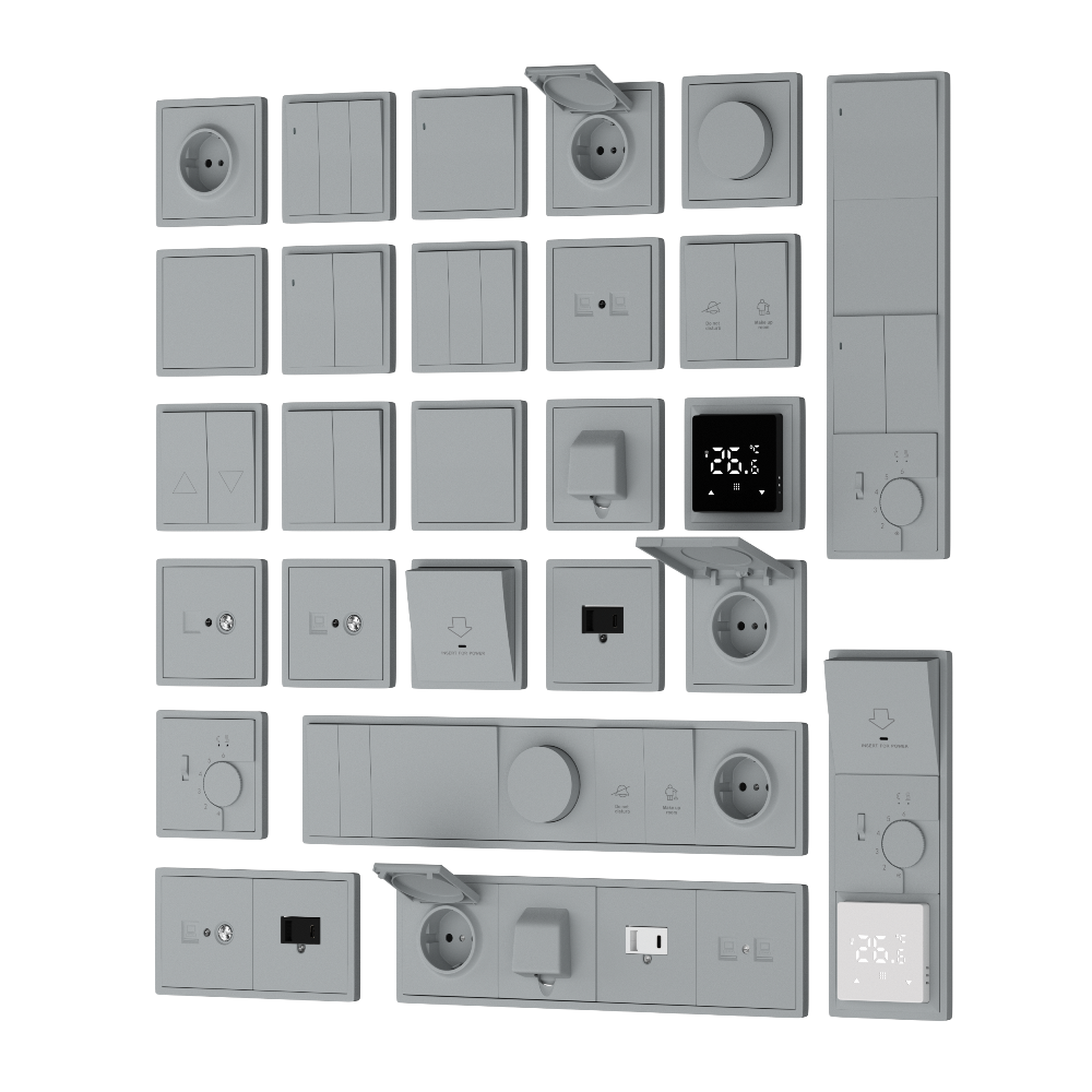 Выключатель электронный карточный встраиваемый Donel R98 Серый матовый DA14000-DA59040 — изображение 3