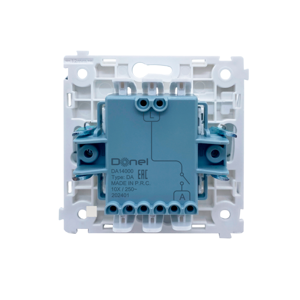 Выключатель электронный карточный встраиваемый Donel R98 Metal с подсветкой Никель DA14000-DA590NB — изображение 4