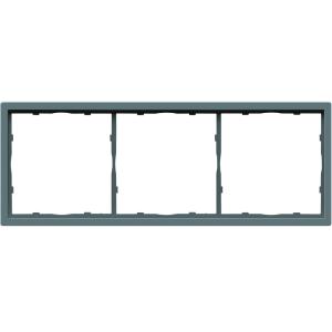 Рамка пластиковая Donel R98 на 3 поста Изумруд матовый DA21339