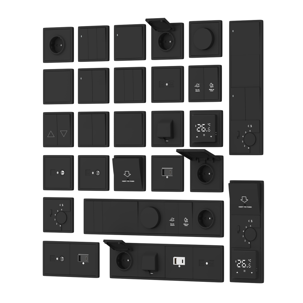 Рамка пластиковая Donel R98 на 4 поста Карбон матовый DA21430 — изображение 2