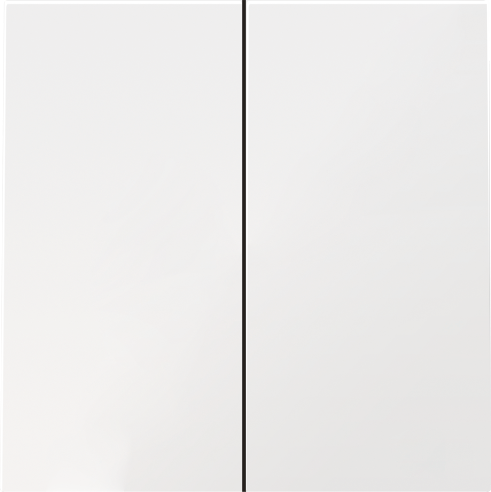 Выключатель двухклавишный встраиваемый Donel R98 звонкового типа Белый глянцевый DA25100-DA29503 — изображение 2