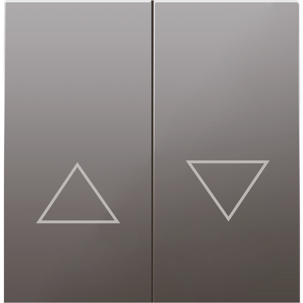 Выключатель жалюзи встраиваемый Donel R98 с блокировкой Сталь матовая DA25800-DA29437 — изображение 2