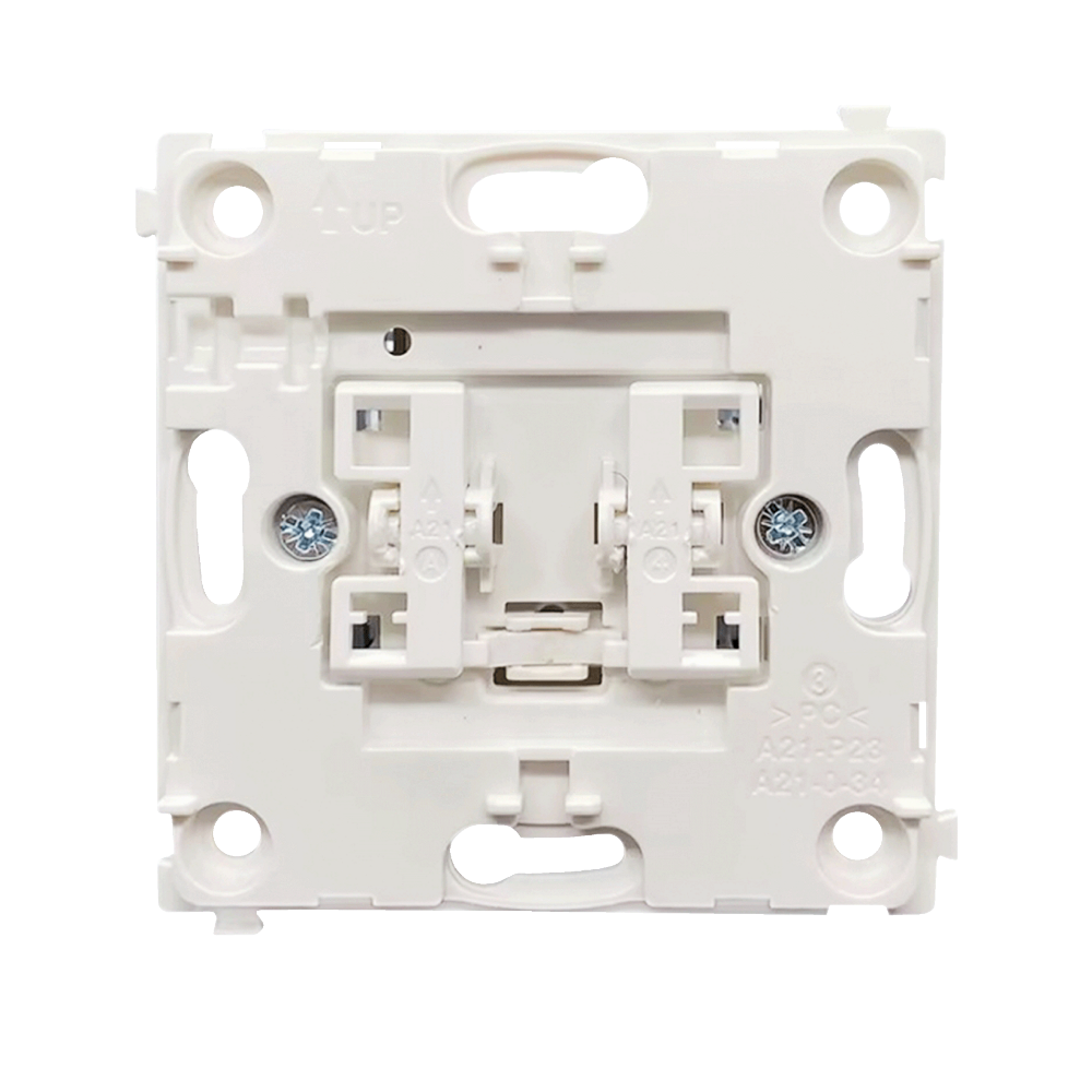Выключатель двухклавишный встраиваемый Donel R98 с символами DND/MUR Алюминий матовый DA25800-DA88826 — изображение 4