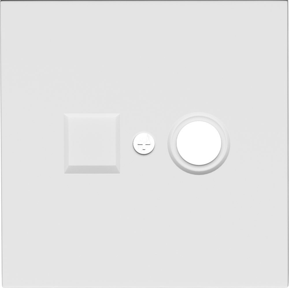 Розетка встраиваемая TV-SAT Donel R98 F-разъём Белый матовый DA30200-DA87933 — изображение 2