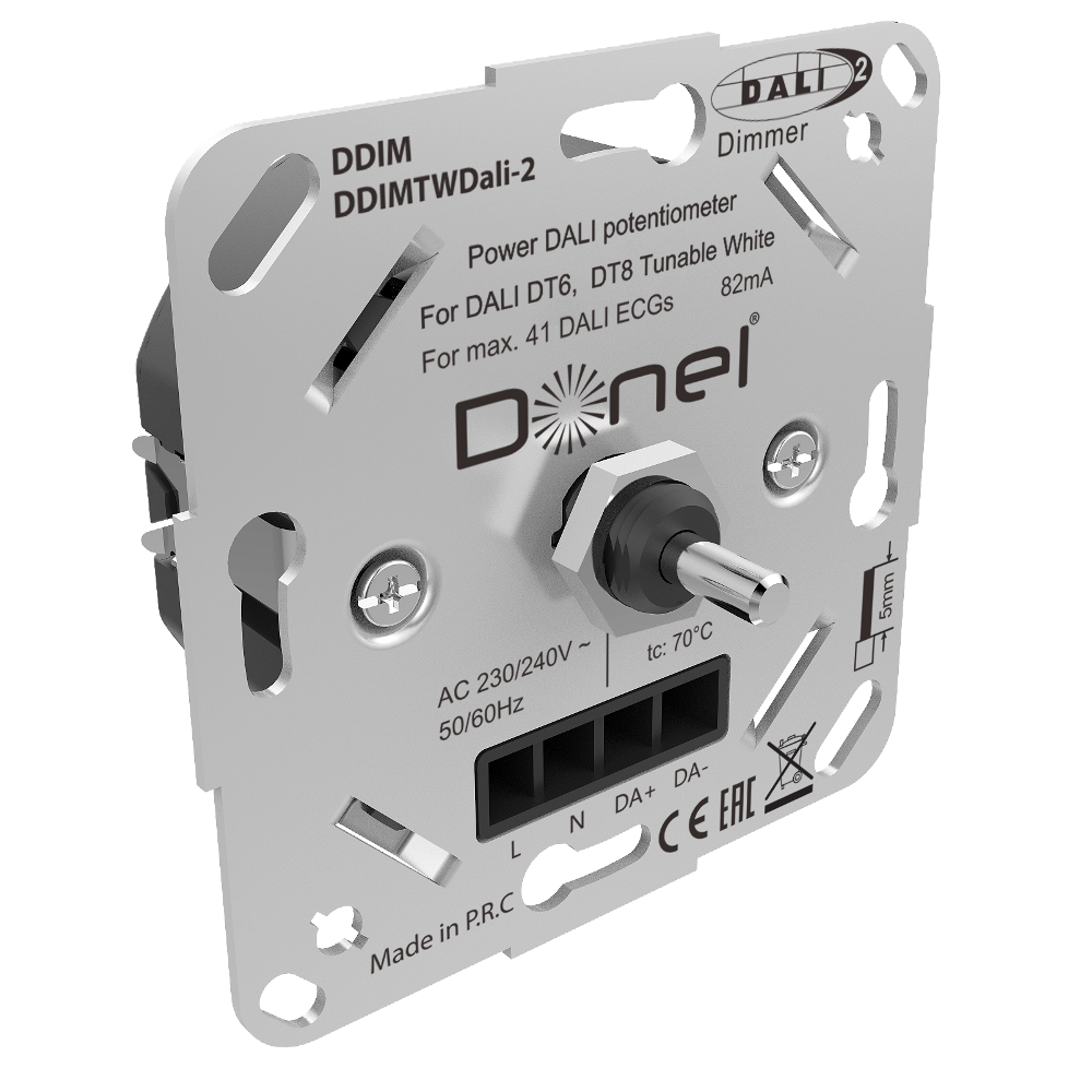 Диммер Donel R98 Dali роторный Серый матовый DDIMTWDali-2-DA65040 — изображение 3