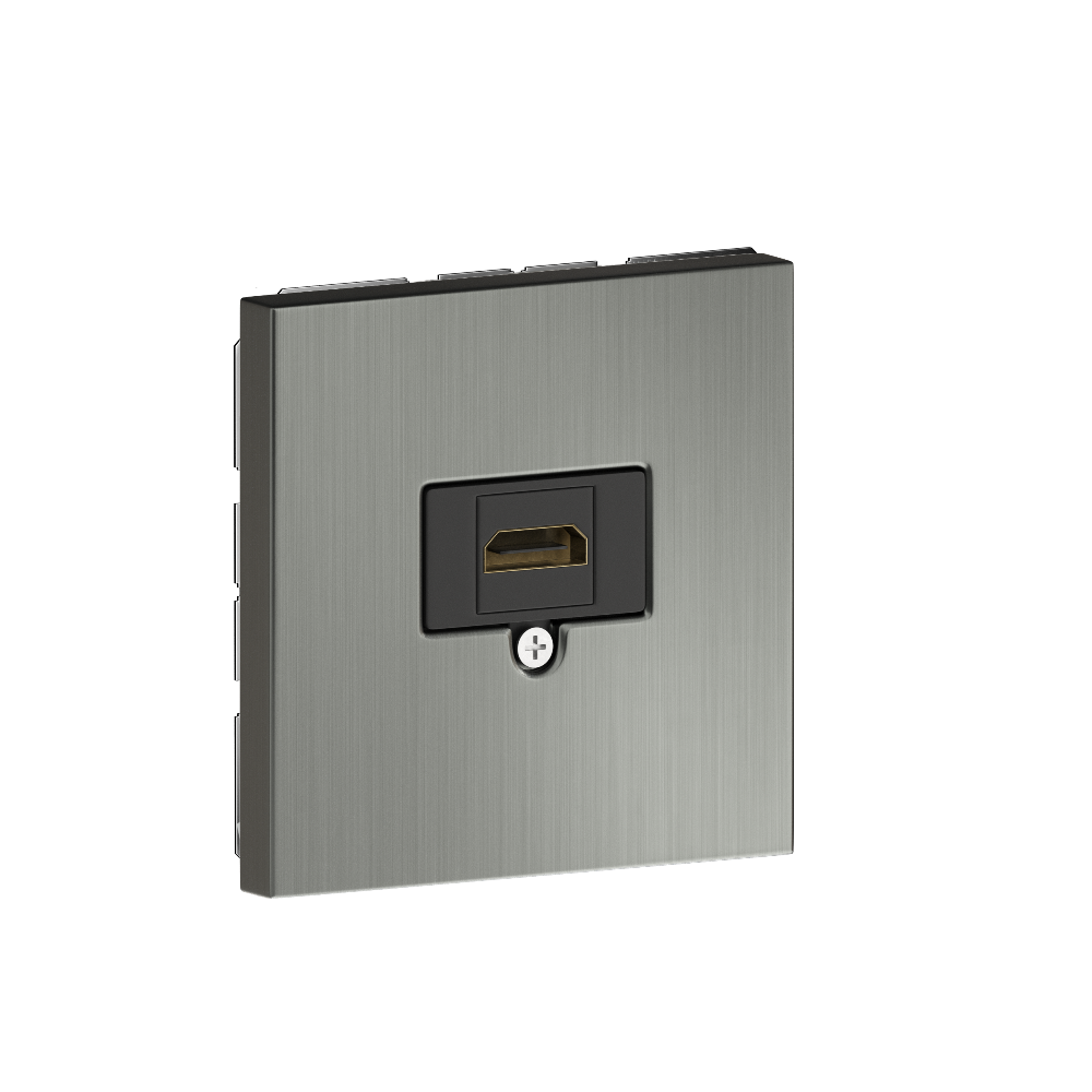 Розетка встраиваемая HDMI Donel R98 Metal 2.0a Никель STRS20A-DA276NB