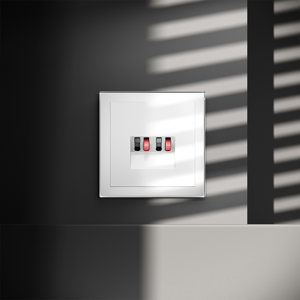 Акустическая розетка встраиваемая Voltum S70 Белый Глянцевый VLS060301 — изображение 3