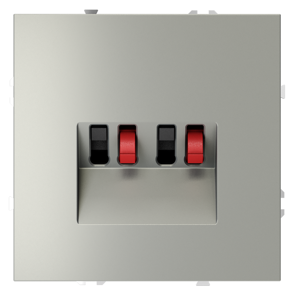 Акустическая розетка встраиваемая Voltum S70 Сталь VLS060305