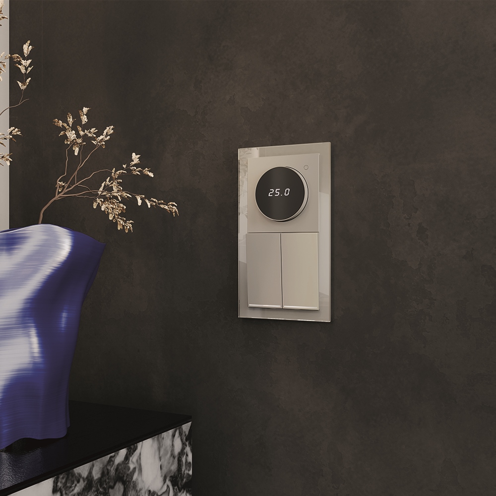 Терморегулятор электронный Voltum S70 с индикацией и датчиком, для теплого пола Шелк VLS070104 — изображение 5