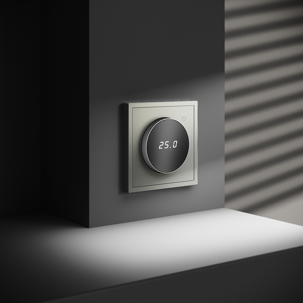 Терморегулятор электронный Voltum S70 с индикацией и датчиком, для теплого пола Сталь VLS070105 — изображение 4