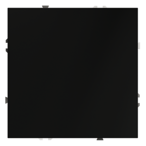 Заглушка Voltum S70 с суппортом Черный матовый VLS080108