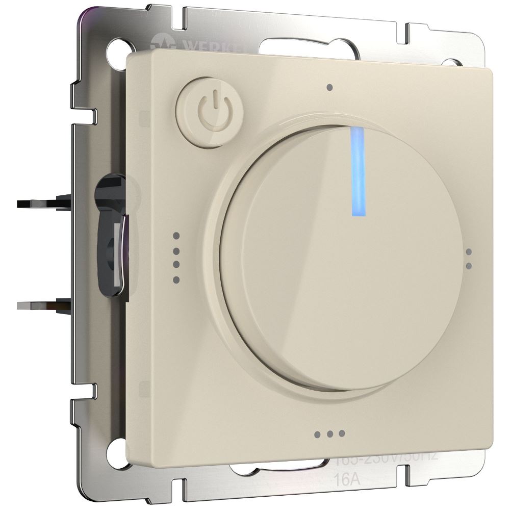 Терморегулятор электромеханический Werkel для теплого пола Слоновая кость W1151103