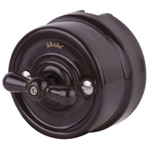 Переключатель-выключатель одноклавишный Werkel Коричневый W5612014