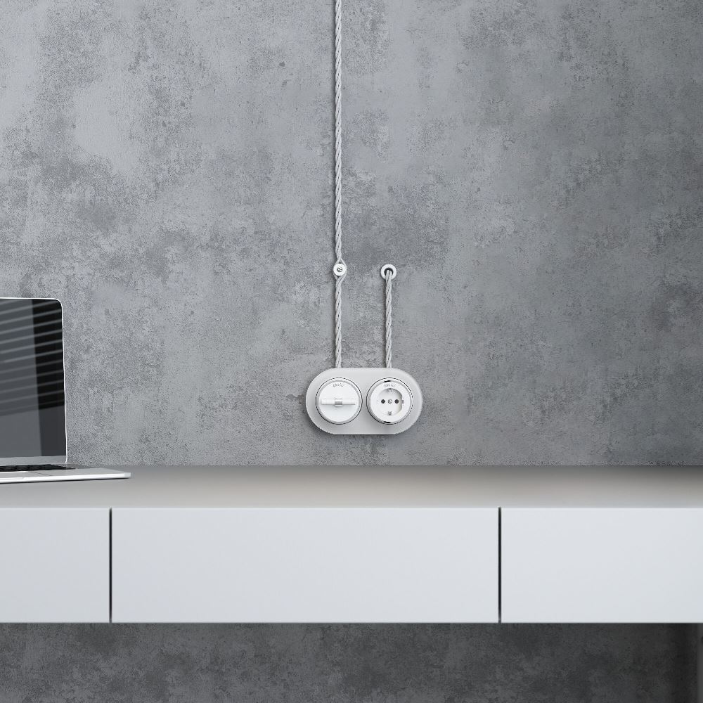 Втулка для вывода кабеля из стены Werkel Ретро 2 шт. Белый W6421101 — изображение 3